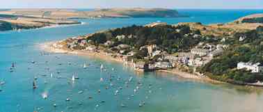 The Camel Estuary with the Rock Sailing Club in the foreground