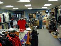 Pro Shop Interior