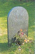 Sir John Betjeman's gravestone